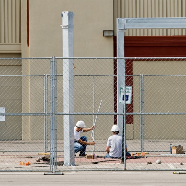 how much time can i lease the temporary fence for my building site or event in Caledonia Ohio